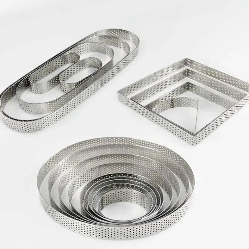 Tom Küche & Esszimmer-Törtchenform-Set aus Edelstahl – Backausstecher mit mehreren Formen