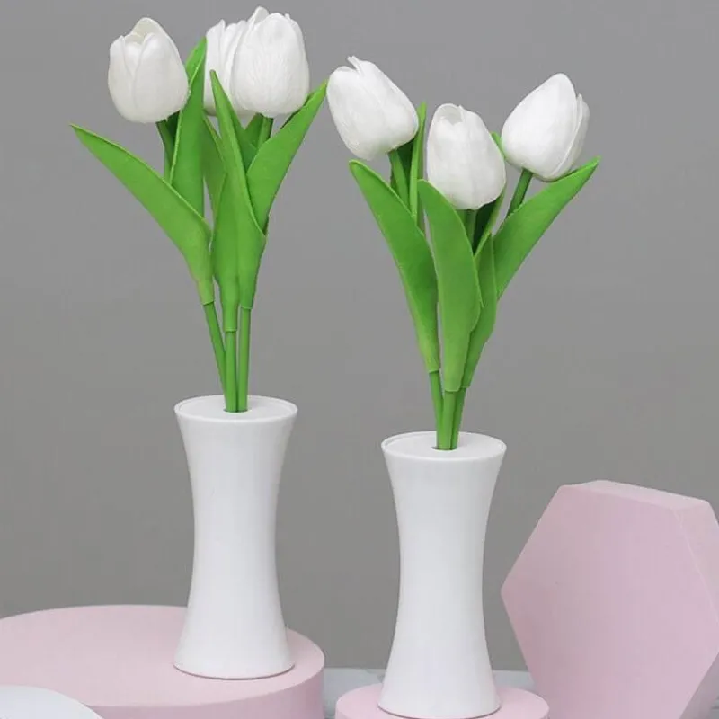 The Light Loft Beleuchtung-Tulpen-Nachtlampe – Sanft leuchtendes, dekoratives Licht für Zuhause