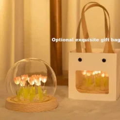 Bright Accents Beleuchtung-Tulpen-Nachtlicht - Dekorative LED-Lampe für Kinder