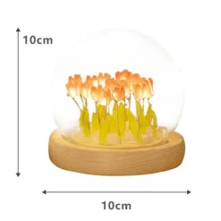 Bright Accents Beleuchtung-Tulpen-Nachtlicht - Dekorative LED-Lampe für Kinder