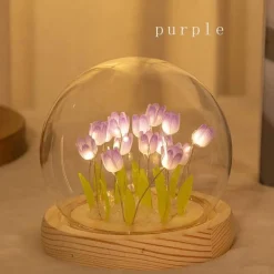 Bright Accents Beleuchtung-Tulpen-Nachtlicht - Dekorative LED-Lampe für Kinder