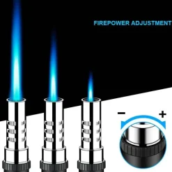 The Outdoor Vault Camping-Werkzeuge|Camping Im Freien-Turbo-Fackelfeuerzeug – Winddichtes Camping-Flammenwerkzeug