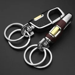 Wild u0026 Free Gear Autozubehör|Automobilindustrie-Twist Design Doppelschalter-Schlüsselanhänger-Clip – elegantes, funktionales Accessoire