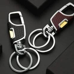 Wild u0026 Free Gear Autozubehör|Automobilindustrie-Twist Design Doppelschalter-Schlüsselanhänger-Clip – elegantes, funktionales Accessoire