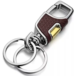 Wild u0026 Free Gear Autozubehör|Automobilindustrie-Twist Design Doppelschalter-Schlüsselanhänger-Clip – elegantes, funktionales Accessoire