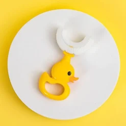 Kinder The Decor Haven Kinderwagen & Zubehör-U-förmige Enten-Kinderzahnbürste – lustiges Mundpflegewerkzeug für Kinder