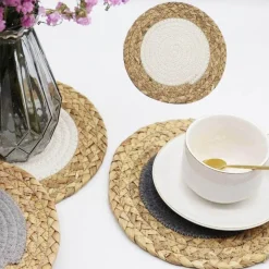 The Jute Table Küche & Esszimmer-Ukara Modeaccessoire - Stilvoll und vielseitig tragbar