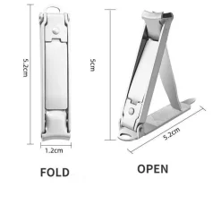 PureGlow Männerpflege|Frauenpflege-Ultradünner Nagelknipser – Professionelles Pflegewerkzeug