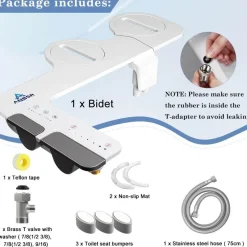 Tranquil Touch Mobilitäts- Und Support-Tools|Gesundheits-Gadgets-Ultradünnes selbstreinigendes Bidet – Premium-Komfort-Toilettenzubehör