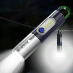The Outdoor Vault Camping-Werkzeuge|Outdoor-Artikel-Ultrahelle, kompakte LED-Taschenlampe – tragbares Outdoor-Taschenlicht