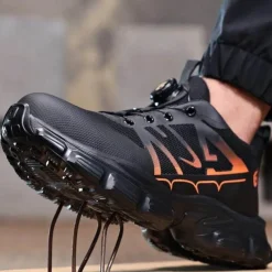 Herren Decor Herrenschuhe-Ultraleichte Sicherheits-Sneaker ohne Schnürung – Strapazierfähige Herrenschuhe