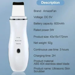 The Relaxation Nook Massageprodukte|Gesundheits-Gadgets-Ultraschall-Gesichtsmassagegerät – Tiefenreinigendes Hautwerkzeug