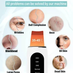 PureGlow Männerpflege|Frauenpflege-Ultraschall-Gesichtsreiniger – Tiefenreinigendes Anti-Akne-Gerät