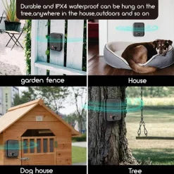 Furendo Haustierzubehör|Reinigungswerkzeuge Für Haustiere-Ultraschall-Hundetrainingsgerät - Anti-Bell-Trainer