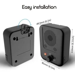 Furendo Haustierzubehör|Reinigungswerkzeuge Für Haustiere-Ultraschall-Hundetrainingsgerät - Anti-Bell-Trainer