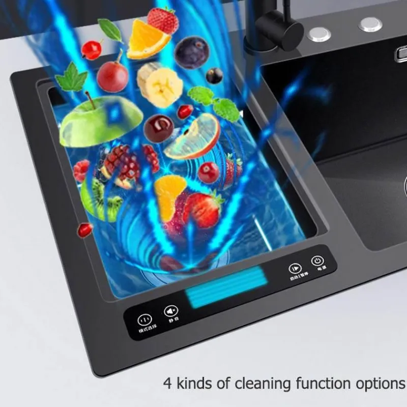 The Culinary Kit Küche & Esszimmer-Ultraschallreiniger – Effizientes Ultra Wash System für Spülbecken