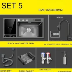 The Culinary Kit Küche & Esszimmer-Ultraschallreiniger – Effizientes Ultra Wash System für Spülbecken