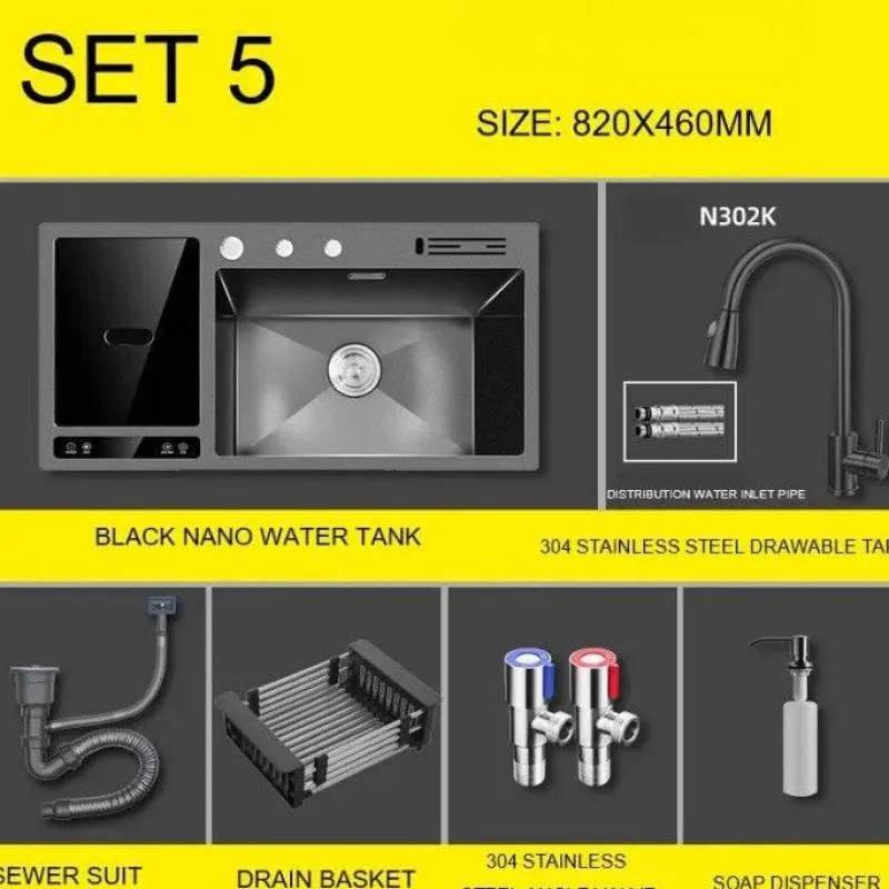 The Culinary Kit Küche & Esszimmer-Ultraschallreiniger – Effizientes Ultra Wash System für Spülbecken