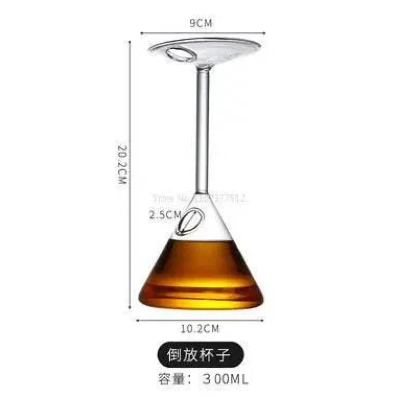 Plates u0026 More Küche & Esszimmer-Umgedrehte Martinigläser – Einzigartiges Cocktailglas