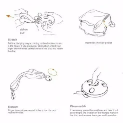 Gear Up u0026 Go Taschen & Geldbörsen|Outdoor-Gadgets-Umweltfreundliche faltbare Tragetasche - Wiederverwendbare Einkaufstasche