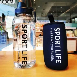 Tom Küche & Esszimmer-Umweltfreundliche Glaswasserflasche – Tragbares Trinkgeschirr für den Außenbereich