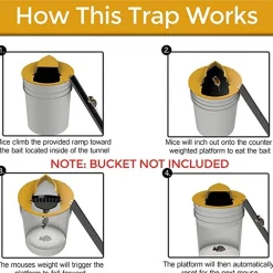 Gear Up u0026 Go Outdoor-Artikel|Outdoor-Gadgets-Umweltfreundliche, wiederverwendbare Mausefalle – Intelligente Lösung zur Nagetierbekämpfung
