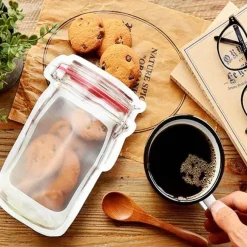 The Culinary Kit Küche & Esszimmer-Umweltfreundliche, wiederverwendbare Zip-Lock-Beutel – Nachhaltige Lösungen zur Lebensmittelaufbewahrung