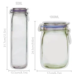 The Culinary Kit Küche & Esszimmer-Umweltfreundliche, wiederverwendbare Zip-Lock-Beutel – Nachhaltige Lösungen zur Lebensmittelaufbewahrung