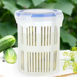 The Culinary Kit Küche & Esszimmer-Umweltfreundlicher Gurkenbehälter – Nachhaltige Gurkenaufbewahrung