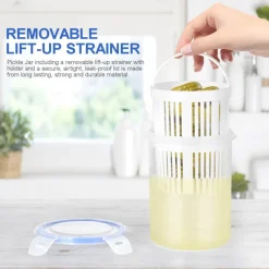 The Culinary Kit Küche & Esszimmer-Umweltfreundlicher Gurkenbehälter – Nachhaltige Gurkenaufbewahrung