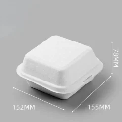 Tom Küche & Esszimmer-Umweltfreundliches, biologisch abbaubares Dessertbox-Set – mikrowellengeeignet