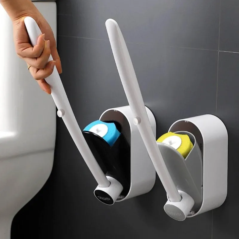 The Blissful Bath Badezimmer-Umweltfreundliches Einweg-Toilettenbürstenset – Nachhaltiges Reinigungswerkzeug