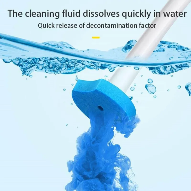 The Blissful Bath Badezimmer-Umweltfreundliches Einweg-Toilettenbürstenset – Nachhaltiges Reinigungswerkzeug