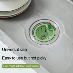 The Culinary Kit Küche & Esszimmer-Universal-Abflussfilter in Kaktusform – verstopfungssicheres Küchenspülensieb