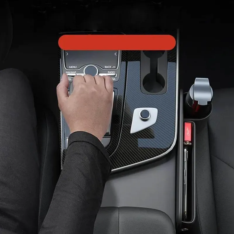 Wild u0026 Free Gear Autozubehör|Automobilindustrie-Universal-Getränkehalter-Auto-Organizer – Aufbewahrungslösung aus Leder für die Sitzlücke