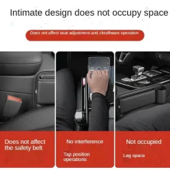 Wild u0026 Free Gear Autozubehör|Automobilindustrie-Universal-Getränkehalter-Auto-Organizer – Aufbewahrungslösung aus Leder für die Sitzlücke