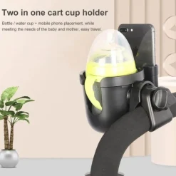 Kinder The Decor Haven Kinderwagen & Zubehör-Universal-Telefonhalter für Kinderwagenbecher – Zubehör für den Eltern-Organizer
