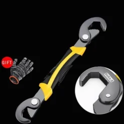 Cozy Living Autozubehör|Automobilindustrie-Universal-Verstellschlüssel – Selbstspannendes Griffwerkzeug