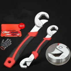 Cozy Living Autozubehör|Automobilindustrie-Universal-Verstellschlüssel – Selbstspannendes Griffwerkzeug