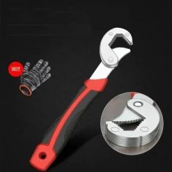 Cozy Living Autozubehör|Automobilindustrie-Universal-Verstellschlüssel – Selbstspannendes Griffwerkzeug