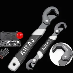 Cozy Living Autozubehör|Automobilindustrie-Universal-Verstellschlüssel – Selbstspannendes Griffwerkzeug