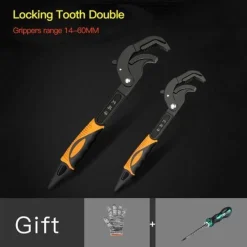 Cozy Living Autozubehör|Automobilindustrie-Universal-Verstellschlüssel – Selbstspannendes Griffwerkzeug