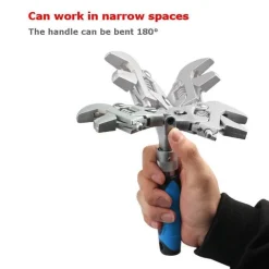 The Outdoor Vault Outdoor-Artikel|Heimwerkzeuge-Universal-Verstellschlüssel – Multifunktionswerkzeug für Haus und Auto