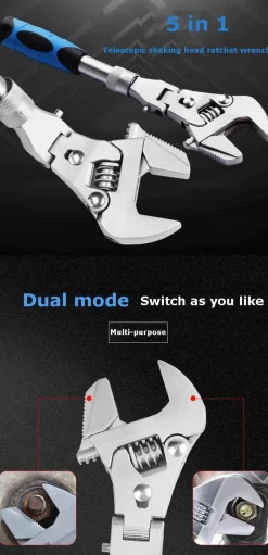 The Outdoor Vault Outdoor-Artikel|Heimwerkzeuge-Universal-Verstellschlüssel – Multifunktionswerkzeug für Haus und Auto