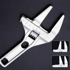 Roam Ready Outdoor-Artikel|Heimwerkzeuge-Universell verstellbares Aluminium-Schraubenschlüsselwerkzeug – Multifunktions-Steckschlüssel