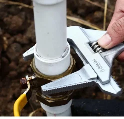 Roam Ready Outdoor-Artikel|Heimwerkzeuge-Universell verstellbares Aluminium-Schraubenschlüsselwerkzeug – Multifunktions-Steckschlüssel