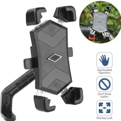 Wilderness Haven Fahrräder & Verkehr|Outdoor-Artikel-Universelle Fahrrad-Telefonhalterung – 360° verstellbare Smartphone-Halterung