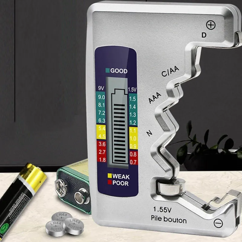 Cozy Living Heimwerkzeuge-Universeller LCD-Batteriekapazitätstester - Spannungsmesser