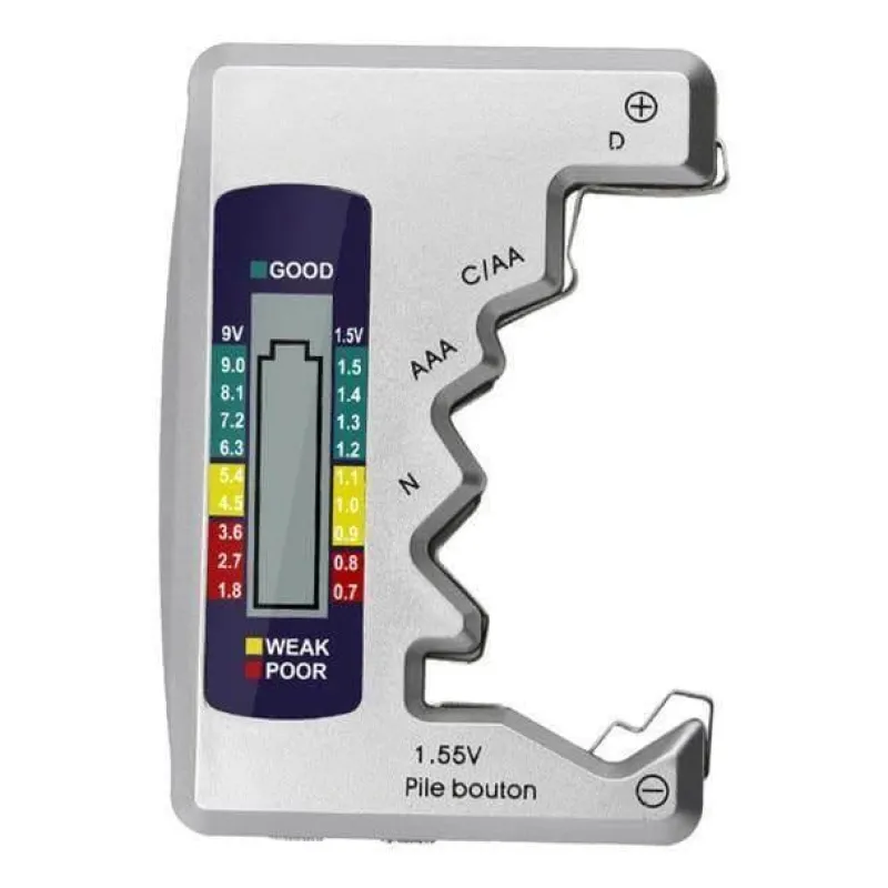 Cozy Living Heimwerkzeuge-Universeller LCD-Batteriekapazitätstester - Spannungsmesser