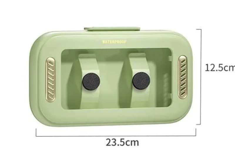 The Blissful Bath Elektronikgehäuse|Badezimmer-Universeller wasserdichter Dusch-Telefonhalter - Badezimmerhülle